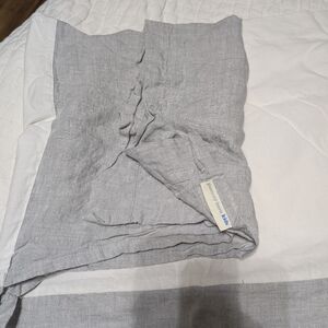 Pottery Barn Kids European Linen Crib Skirt